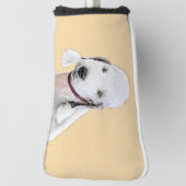 Couvre-club De Golf Bedlington Terrier Peinture - Art Chien original (Tourné à 90°)