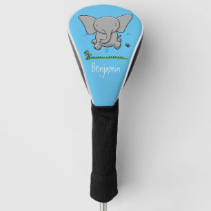 Couvre-club De Golf Belle adorable dessin d'éléphant bébé