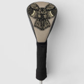 Couvre-club De Golf Belle Chouette rustique (Devant)