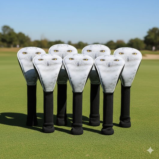 Couvre-club De Golf Belle, Dreamy et Serene Snowy Owl