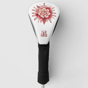 Couvre-club De Golf Belle Housse de Tête de Golf Rose Poussiéreuse Boh