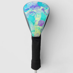 Couvre-club De Golf Belle Quartz Abstrait Aqua