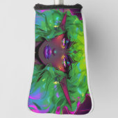 Couvre-club De Golf Belle reine elfe glorieuse (Tourné à 90°)