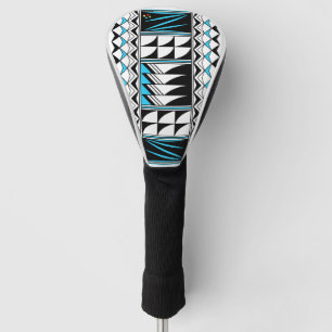 Couvre-club De Golf Bénédiction de plumes en Turquoise Golf Tête Couve
