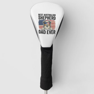 Couvre-club De Golf Berger Australien Papa Patriotique Vintage