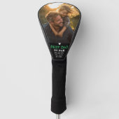 Couvre-club De Golf Best Dad By Par Photo Cool Golfer Father's Day (Devant)