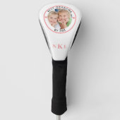 Couvre-club De Golf BEST GRANDMA PAR PAR Photo Monogramme Initiales Co (Devant)