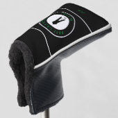 Couvre-club De Golf Best Grandpa By Par Funny Black and Green Putter (Devant 3/4)