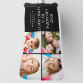 Couvre-club De Golf BEST GRANDPA PAR A LONG SHOT 4 Photo Collage (Tourné à 90°)