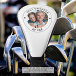 Couvre-club De Golf BEST GRANDPA PAR PAR MONogramme photo<br><div class="desc">Pour le grand-père amoureux du golf spécial, créez une couverture photo de tête de golf unique avec le titre éditable BEST GRANDPA BY PAR et personnalisée avec une photo. MODIFICATIONS : Modifiez le style de police de texte, la couleur, la taille, la courbure et l'emplacement ou le cadre circulaire et...</div>