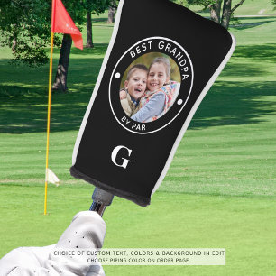 Couvre-club De Golf BEST GRANDPA PAR PAR MONogramme Photo personnalisé