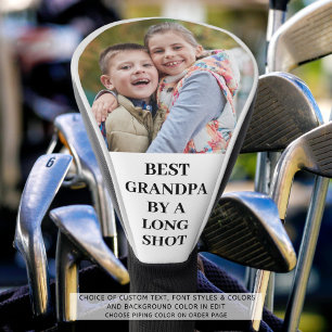 COUVRE-CLUB DE GOLF BEST GRANDPA PAR UNE LONGUE PHOTO