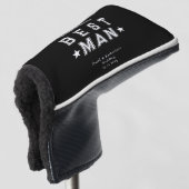Couvre-club De Golf Best Man Appreciation Gift Black (Devant 3/4)