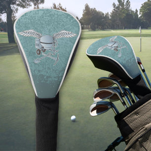 Couvre-club De Golf Béton bleu-gris