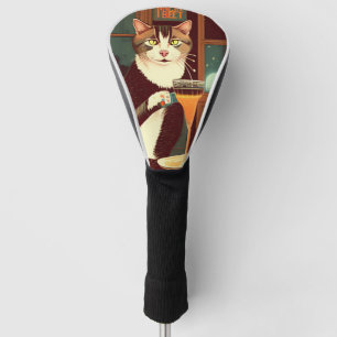 Couvre-club De Golf Bière de chat au bar
