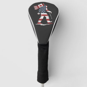 Couvre-club De Golf Bigfoot Holding Canada Flag 51e Trump d'État