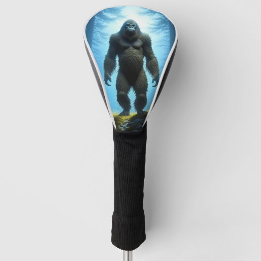 Couvre-club De Golf Bigfoot Sasquatch dans les bois (Devant)
