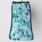 Couvre-club De Golf Bijoux Blues Motif feuille (Tourné à 90°)