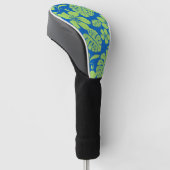 COUVRE-CLUB DE GOLF BIKINI ROSE (BLEU/VERT) (Incliné)