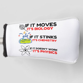 COUVRE-CLUB DE GOLF BIOLOGIE SCIENTIFIQUE CHIMIE PHYSIQUE
