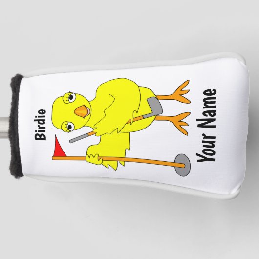 Couvre-club De Golf Birdie Golfer Chick (Devant)
