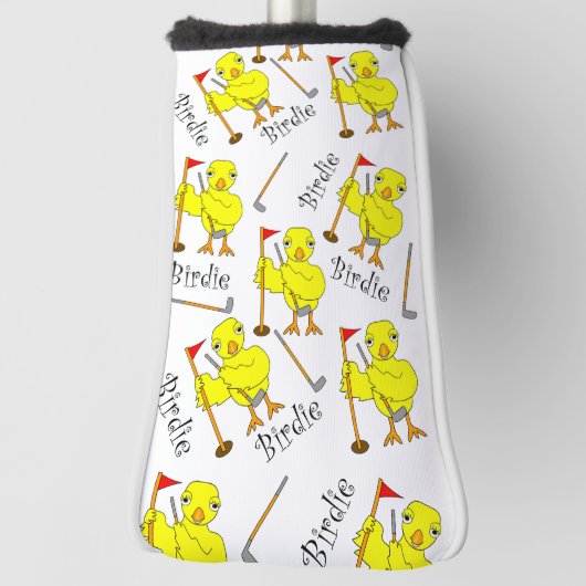Couvre-club De Golf Birdie Golfer Chick (Tourné à 90°)
