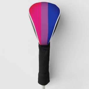 Couvre-club De Golf Bisexual Flag & Pride Love golfing community /LGBT