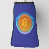 COUVRE-CLUB DE GOLF BITCOIN CRYPTOCURANCE (Tourné à 90°)