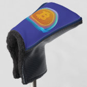 COUVRE-CLUB DE GOLF BITCOIN CRYPTOCURANCE (Devant 3/4)