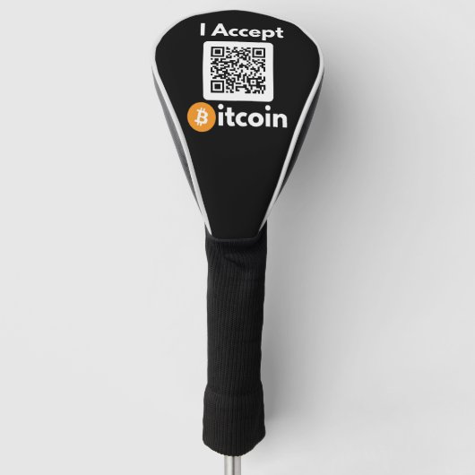 Couvre-club De Golf Bitcoin élégant - Btc crypto (Devant)