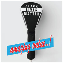 Black Lives Matt Golf Head Cover