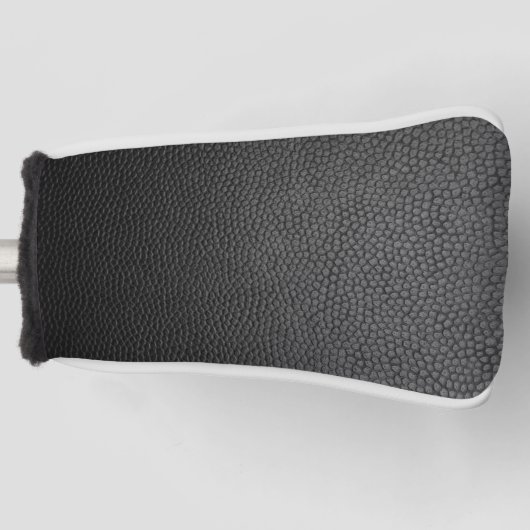 Couvre-club De Golf Black Snakeskin  (Devant)