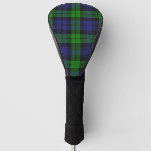 Couvre-club De Golf Black Watch Tartan Plaid Scottish Motif