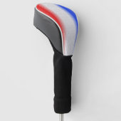 Couvre-club De Golf Blancs rouges et Bleus (Incliné)