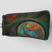 Couvre-club De Golf Bleu de renaissance Art Abstrait (Devant)