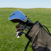 Couvre-club De Golf Bleu et or moderne (In Situ)