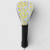 Couvre-club De Golf Bleus Citrons Méditerranée (Devant)
