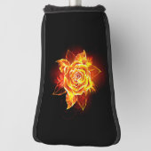 Couvre-club De Golf Blooming Fire Rose (Tourné à 90°)