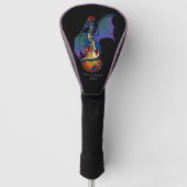 Couvre-club De Golf Blue Dragon Sunburst Guitare Music (Devant)