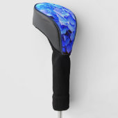 Couvre-club De Golf Blue Hydrangeas Driver Golf Head Cover (Incliné)