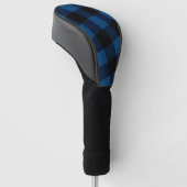 Couvre-club De Golf Blue Lumberjack Plaid (Incliné)