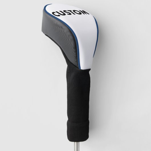 Couvre-club De Golf BLUE Piping Custom Golf Driver Headcover Blank (Incliné)