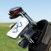 Couvre-club De Golf Blue Ribbon Bow Golf Head Cover (In Situ)