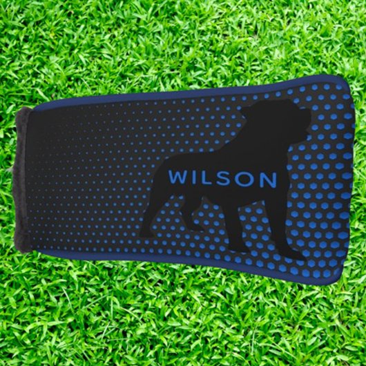 Couvre-club De Golf  BLUE Rottweiler PUTTER