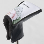 Couvre-club De Golf Blush Pink Peony Personalized (Devant 3/4)