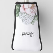 Couvre-club De Golf Blush Pink Peony Personalized (Tourné à 90°)