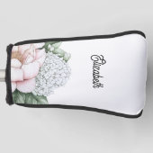 Couvre-club De Golf Blush Pink Peony Personalized (Devant)