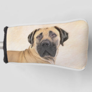 Couvre-club De Golf Boerboel Peinture - Cute Original Chien Art