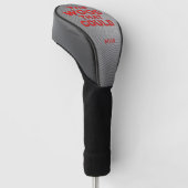 Couvre-club De Golf Bois Drôle Qui Pourrait Monogramme Golf Driver Cou (Incliné)