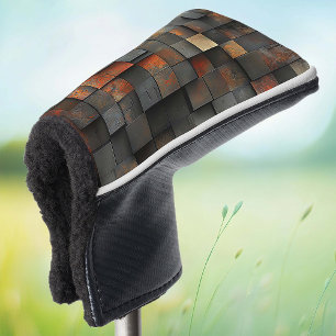Couvre-club De Golf Boîtes carrés Abstraites
